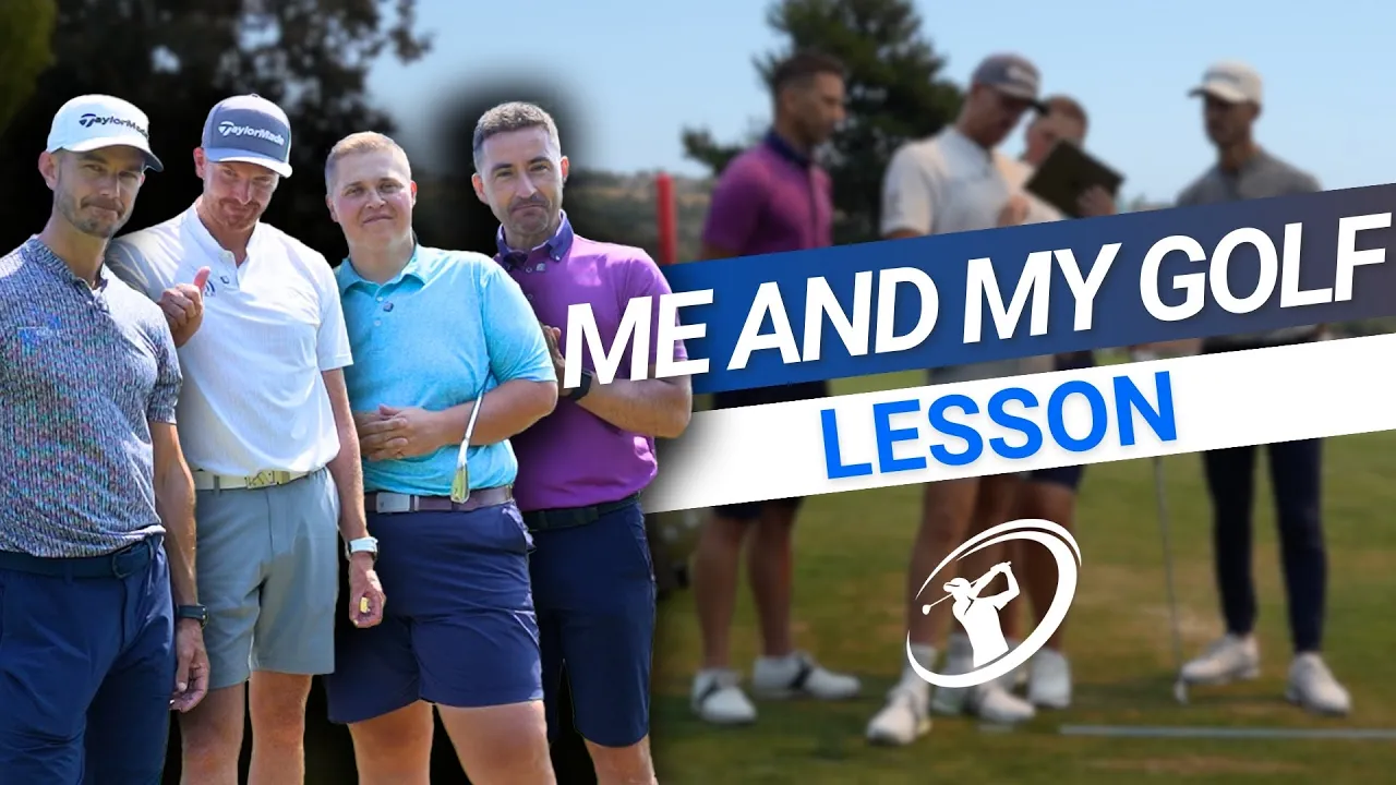 Mikey Gets a Lesson with Me and My Golf! // Piers Ward and Andy Proudman fix Mikey’s Golf Swing