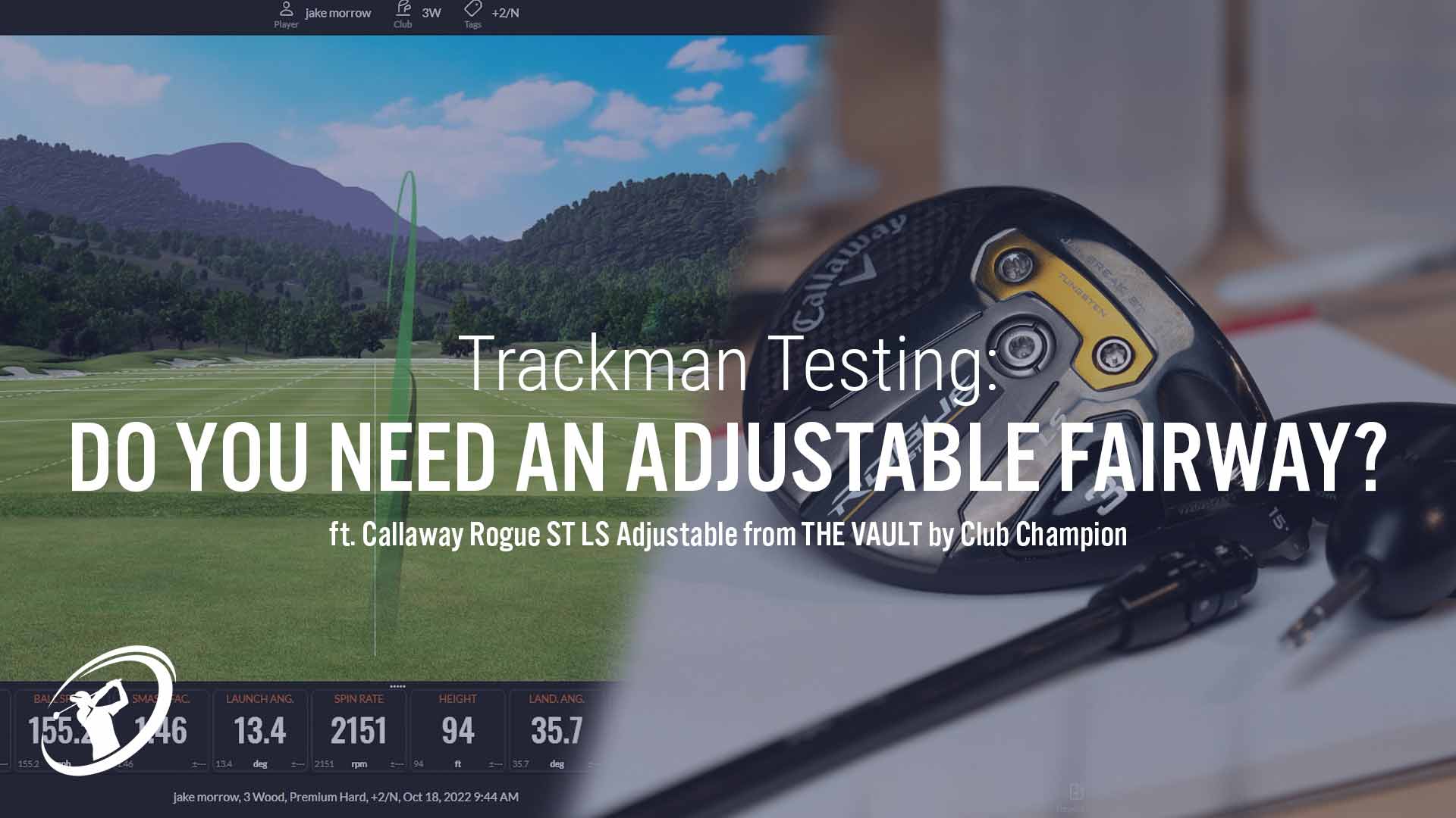 Testing the Callaway Rogue ST LS Adjustable Fairway Wood